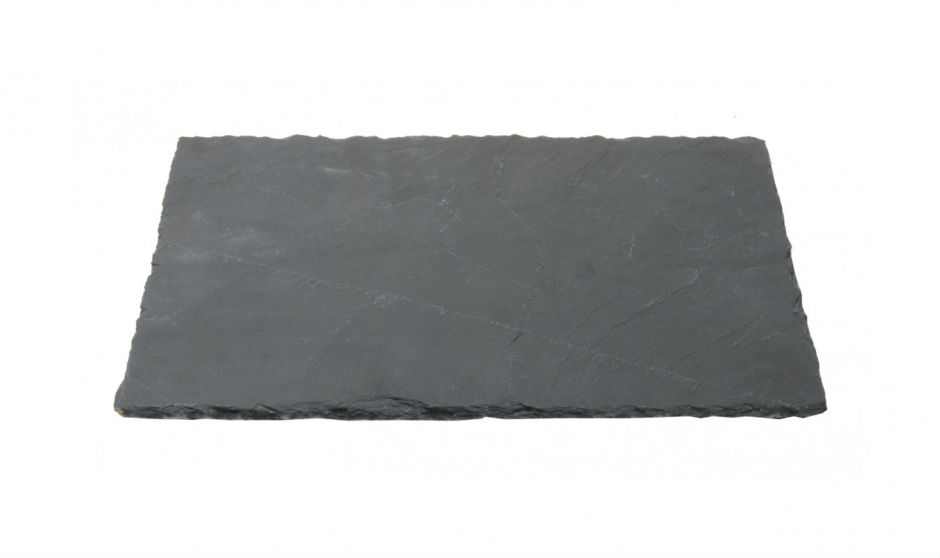 Блюдо прямоугольное камень черный сланец